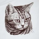 T-shirt with print Cat m.535 viscose TM Yaroslav